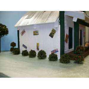 EVERGREEN SHRUBS & TOPIARIES for Model Railroads, Doll House Villages 