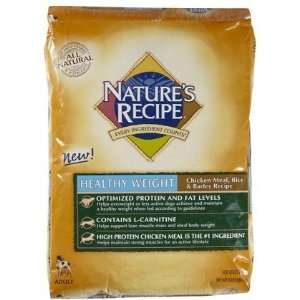 Natures Recipe Healthy Weight Chicken, Rice & Barley Recipe   15 lbs 