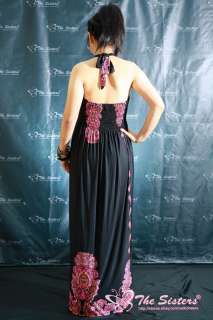 NWT Womens Halter Prom Black Party Summer Long Maxi Dress XL XXL 3XL 
