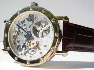 MENS, LARGE CUTOUT SKELETON mechanical watch  