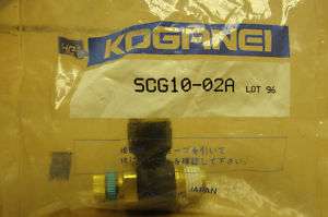 KOGANEI AIR FITTING SCG10 02A, NIB  