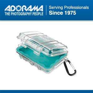  PC1020CAQ Watertight Micro Case, Rubber Liner,Clear/Aqua #1020 02A 100