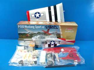 Hangar 9 P 51D Mustang Sport 40 ARF R/C RC Airplane Kit P51 P 51 