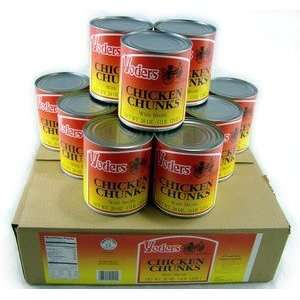  Yoders Canned Chicken Chunks   1 Case/12 Cans Pet 
