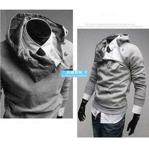   Fashion Men Casual Slim Fit Zip Sweater hoodies Jacket Coat FA400
