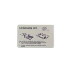  Credit Card Size ID Cold Laminate