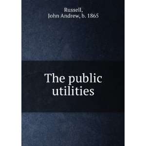  The public utilities John Andrew, b. 1865 Russell Books