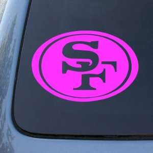  49ERS   Vinyl Decal Sticker #A1332  Vinyl Color Pink 