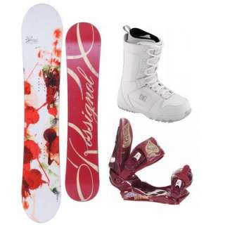 Rossignol Zena 142 Womens Snowboard + Technine Bindings + DC Boots 