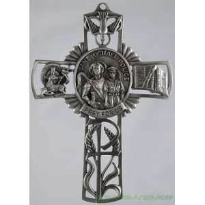  Michael Police Officer Pewter Wall Cross