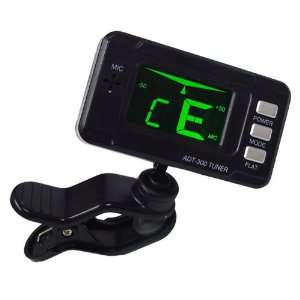  Clip On Guitar Tuner, ADT 300 Clip On Chromatic Musical 