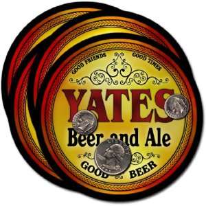  Yates, NY Beer & Ale Coasters   4pk 