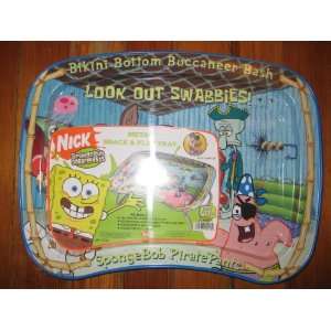  SpongeBob Eat and Play Tray   Look Out Swabbies Toys 