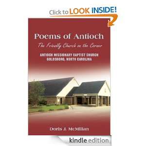 Poems of Antioch The Friendly Church on the Corner Doris J. McMillan 
