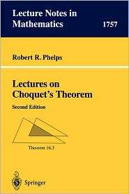   Theorem, (3540418342), Robert R. Phelps, Textbooks   