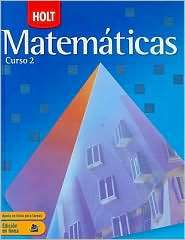 Holt Mathematics Student Edition (Spanish) Course 2 2007, (0030783488 