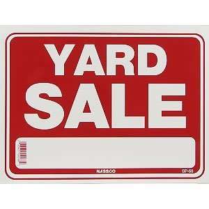  YARD SALE Sign  Red and White