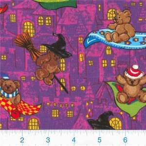  Wide Learning to Fly Purple Fabric By The Yard Arts, Crafts & Sewing