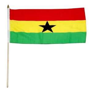  Ghana Flag 12 x 18 inch Patio, Lawn & Garden