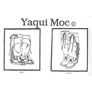  Yaqui Moccasin Pattern, Size Medium 