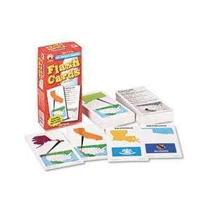  Flash Cards, U.S. States and Capitals, 3w x 6h, 109/Pack 