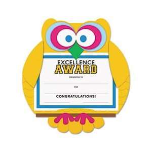 Motivations Owl Excellence Certificate Award Kit & Holder, 8.5 X 5.5