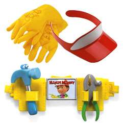 Fisher Price Handy Manny On The Job Tool Belt & Tools 027084665581 