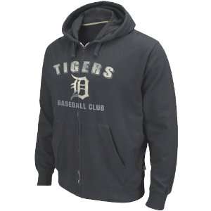  Majestic Detroit Tigers Navy Blue Precision Play Full Zip 