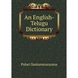   An English Telugu Dictionary Paluri Sankaranarayana Books