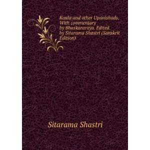   Edited by Sitarama Shastri (Sanskrit Edition) Sitarama Shastri Books