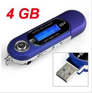 New Blue 8GB iRulu  Music Player FM Voice Recorder USB Flash Drive 