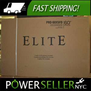 Pioneer Elite PRO60X5FD 1080p 240Hz 3D HDTV 074000373303  