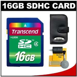  Transcend 16GB HC SecureDigital Class 4 (SDHC) Card with 