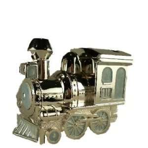   Thepresentstore Silver Plated Steam Train Money Box