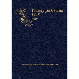  Yackety yack serial. 1948 University of North Carolina at 