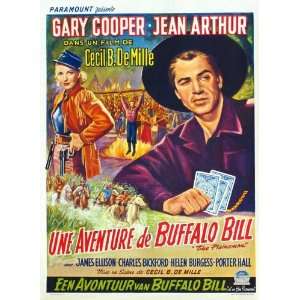   Card 14x22 Gary Cooper Jean Arthur Charles Bickford
