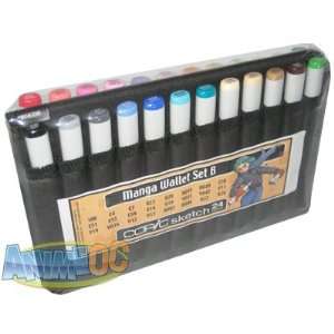  Copic Sketch Manga Wallet Set 24B Color Marker (24 B 