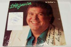 LUIS GARCIA 1989 ALBUM LP HAND SIGNED COVER  