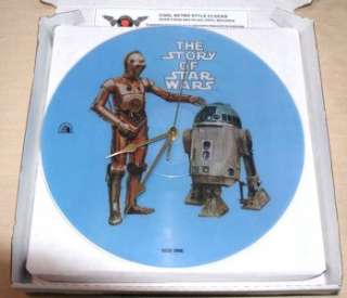   WARS PICTURE DISC story of star wars 12 LP Vinyl Record CLOCK  