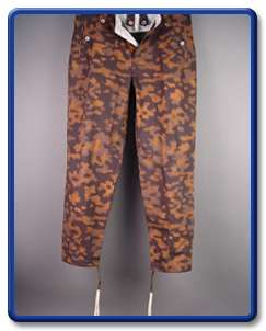 WW2 German Autumn Blurred Edge Camo Field Trousers M  