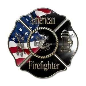  American Firefighter Decal   12 h   REFLECTIVE 