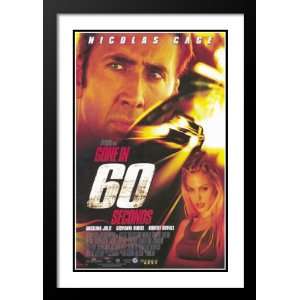  Gone in 60 Seconds Framed and Double Matted 20x26 Movie 