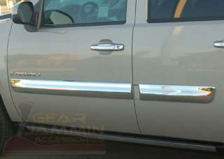 GMC Yukon Denali Chrome Door Trim Molding Covers 2007 +  