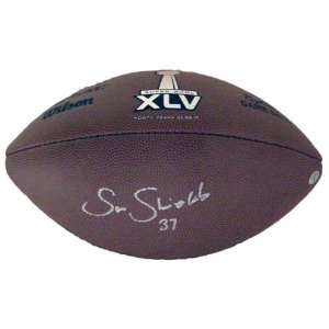     Super Bowl XLV Replica   Autographed Footballs
