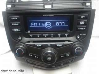 Honda Accord 6 Disc CD Changer Radio 7BK0 03 04 05  