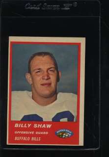 1963 FLEER #28 BILLY SHAW EXMT *16756  