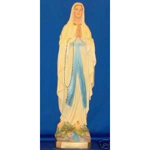  Our Lady of Lourdes 26 Plaster Statue 