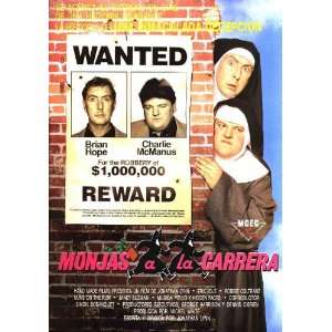  Nuns On the Run (1990) 27 x 40 Movie Poster Spanish Style 