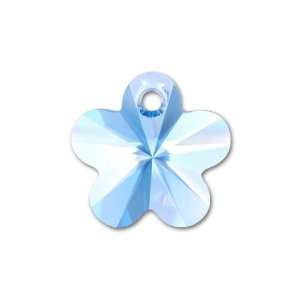  6744 14mm Flower Pendant Aquamarine Arts, Crafts & Sewing