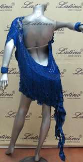 LATIN SALSA(BALLROOM) COMPETITION DRESS SIZE M (LT240E)  